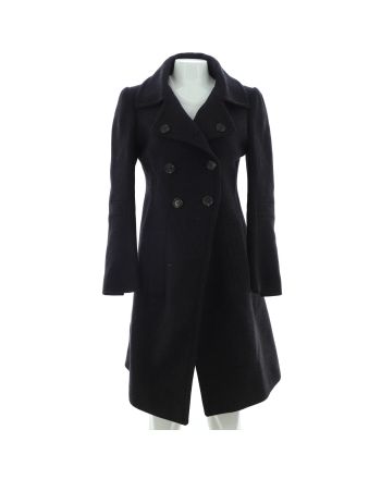 Women's Double Breasted Coat Wool